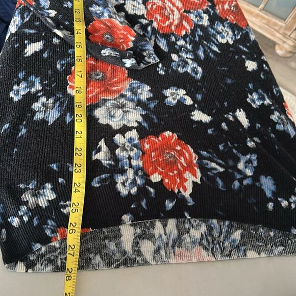 Aritzia Wilfred Floral Roses Silk/Cotton/Cashmere Blend Crew Neck Sweater Sz.XS - Picture 10 of 11